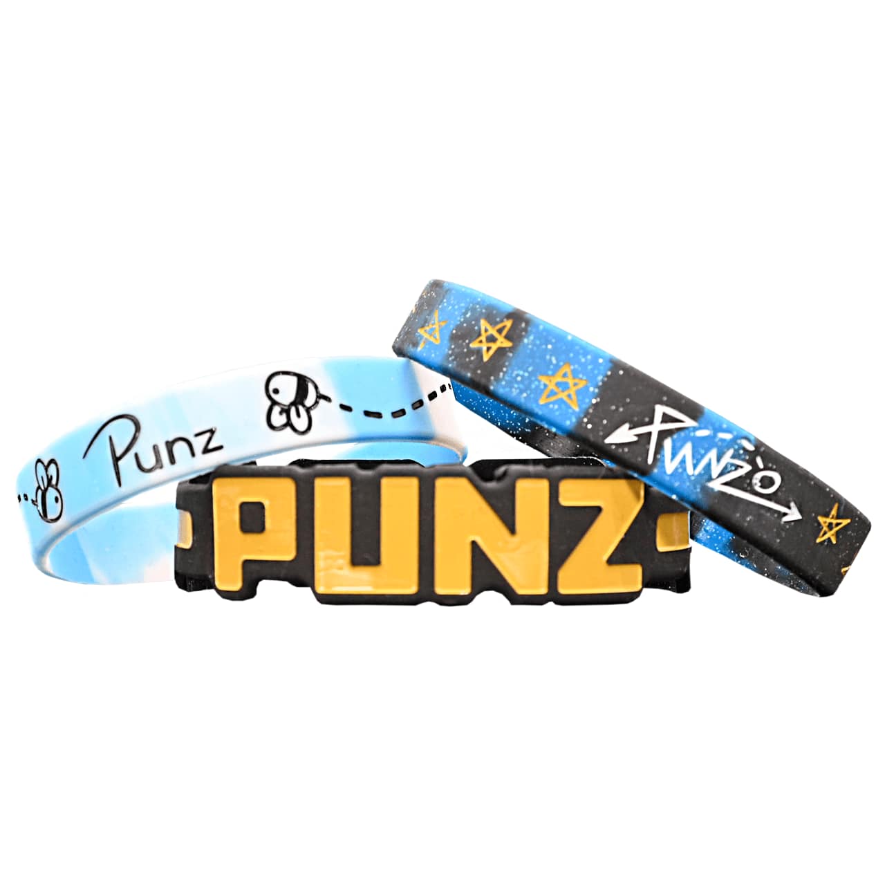 Punz Chainz N Beez Wristbands 3 Pack